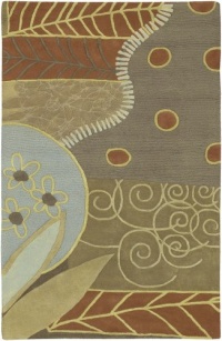 Surya Artist Studio 18-Inch Corner Sample 100-Percent New Zealand Wool Hand Tufted Area Rug Surya Artist Studio 18-Inch Corner Sample 100-Percent New Zealand Wool Hand Tufted Area Rug