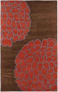 Surya ART-206 Artist Studio Brown 8-Feet Round Area Rug Surya ART-206 Artist Studio Brown 8-Feet Round Area Rug