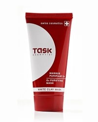 For all skin types. Task Essential Pure Instant White Clay Purifying Face Mask gently regulates any excess sebum.Closing the pores, smoothing the grain, it doesn't dehydrate your skin.Enriched with molecules of Oxygen.Excellent after using Task Essential New Skin Exfoliant. Hypoallergenic. For all skin types. Task Essential Pure Instant White Clay Purifying Face Mask gently regulates any excess sebum.Closing the pores, smoothing the grain, it doesn't dehydrate your skin.Enriched with molecules of Oxygen.Excellent after using Task Essential New Skin Exfoliant. Hypoallergenic.