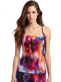 THE LOOKAllover multicolor abstract printSpaghetti strapsTHE FITAbout 22 from shoulder to hemTHE MATERIALViscose/polyamide CARE & ORIGINHand washMade in ItalyModel shown is 5'8 (172½cm) wearing US size Small. THE LOOKAllover multicolor abstract printSpaghetti strapsTHE FITAbout 22 from shoulder to hemTHE MATERIALViscose/polyamide CARE & ORIGINHand washMade in ItalyModel shown is 5'8 (172½cm) wearing US size Small.