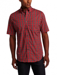 Nautica Men's Short Sleeve Traditional Tartan Plaid Shirt Nautica Men's Short Sleeve Traditional Tartan Plaid Shirt