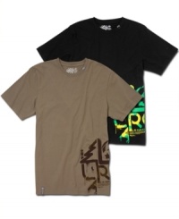 Change your orientation. LRG pulls focus to an explosive graphic on this cool, casual tee. Change your orientation. LRG pulls focus to an explosive graphic on this cool, casual tee.