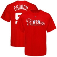 Carlos Ruiz Majestic Red Name and Number Philadelphia Phillies Chooch T-Shirt Carlos Ruiz Majestic Red Name and Number Philadelphia Phillies Chooch T-Shirt