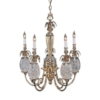 This stunning assortment of crystal chandeliers by Waterford feature three of the company's most treasured patterns-Ardmore, Lismore and Cranmore-accented by sparkling crystal droplets and strands to create a dramatic diffusion of light and color.