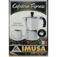IMUSA B120-43V Aluminum Espresso Stovetop Coffeemaker 6-cup, Silver IMUSA B120-43V Aluminum Espresso Stovetop Coffeemaker 6-cup, Silver