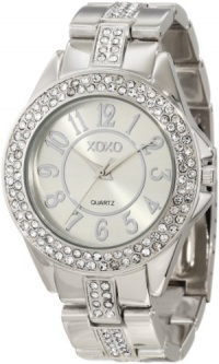 XOXO Women's XO5463 Rhinestone Accent Silver-Tone Analog Bracelet Watch XOXO Women's XO5463 Rhinestone Accent Silver-Tone Analog Bracelet Watch