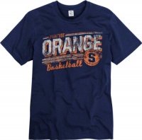 Syracuse Orange Navy Escalate Basketball Ring Spun T-Shirt Syracuse Orange Navy Escalate Basketball Ring Spun T-Shirt