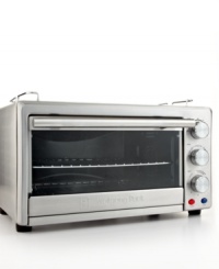 Do more-bake, toast, broil, slow cook and love the convenience of convection cooking. Introducing a countertop champion, this oven features a large-capacity, nonstick interior that heats up to your precision temp, anywhere from 150º-450ºF, for consistently delicious and fast results. 1-year warranty. Model WPCOB020. Do more-bake, toast, broil, slow cook and love the convenience of convection cooking. Introducing a countertop champion, this oven features a large-capacity, nonstick interior that heats up to your precision temp, anywhere from 150º-450ºF, for consistently delicious and fast results. 1-year warranty. Model WPCOB020.