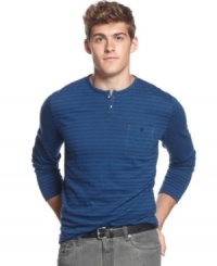 Get the memo? Henleys are the new t-shirt. Stay on-trend with this one from Kenneth Cole Reaction. Get the memo? Henleys are the new t-shirt. Stay on-trend with this one from Kenneth Cole Reaction.