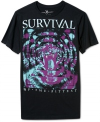 This Mark Ecko Cut & Sew tee will have you roaring with killer style. This Mark Ecko Cut & Sew tee will have you roaring with killer style.