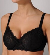 Simone Perele Celeste Full Cup Demi Underwire Bra, 32G, Black Simone Perele Celeste Full Cup Demi Underwire Bra, 32G, Black