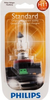 Philips H11 Standard Headlight Bulb, Pack of 1 Philips H11 Standard Headlight Bulb, Pack of 1