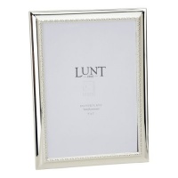 Lunt Silver Beads Frame, Silver, 5 x 7