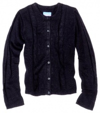 Nautica Sportswear Kids Girls 7-16 Cardigan Sweater, Navy, Large Nautica Sportswear Kids Girls 7-16 Cardigan Sweater, Navy, Large