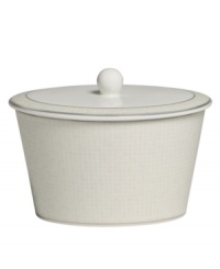 A glistening mosaic covers the Opalene sugar bowl in colors that evoke the precious opal gem. These soft, creamy hues and bands of lustrous platinum infuse Royal Doulton's bone china collection with modern and decidedly feminine grace. A glistening mosaic covers the Opalene sugar bowl in colors that evoke the precious opal gem. These soft, creamy hues and bands of lustrous platinum infuse Royal Doulton's bone china collection with modern and decidedly feminine grace.