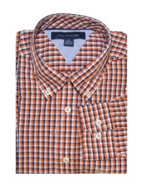 Tommy Hilfiger Men Long Sleeve Plaid Shirt Tommy Hilfiger Men Long Sleeve Plaid Shirt