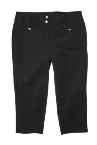 Style&co. Pants, Women's Tummy Control Comfort Capri Pant Ebony Black 14 Style&co. Pants, Women's Tummy Control Comfort Capri Pant Ebony Black 14