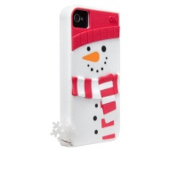 Snowman - Silicone iPhone 4 / 4S Case - Olo by Case-Mate Snowman - Silicone iPhone 4 / 4S Case - Olo by Case-Mate