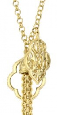 T Tahari Gold Triple Pendant Necklace T Tahari Gold Triple Pendant Necklace