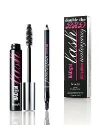 BADgal lash & BADgal waterproof liner Unleash your inner BADgal at an amazing value. Together, this double-trouble duo of BADgal lash mascara and BADgal liner waterproof eye pencil creates sexy, bodacious lashes and dramatic, budge-proof definition.Set includes:· BADgal liner extra black waterproof eye pencil· BADgal lash mascara BADgal lash & BADgal waterproof liner Unleash your inner BADgal at an amazing value. Together, this double-trouble duo of BADgal lash mascara and BADgal liner waterproof eye pencil creates sexy, bodacious lashes and dramatic, budge-proof definition.Set includes:· BADgal liner extra black waterproof eye pencil· BADgal lash mascara