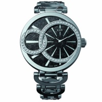 RSW Women's 6025.BS.S0.1.D1 Wonderland Round Black Dial Stainless Steel Diamond Watch RSW Women's 6025.BS.S0.1.D1 Wonderland Round Black Dial Stainless Steel Diamond Watch