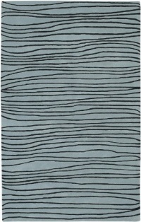 Blue Surya Artist Studio 2'x3' Solid/Striped Rectangle Area Rug from RugPal.com Blue Surya Artist Studio 2'x3' Solid/Striped Rectangle Area Rug from RugPal.com