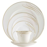 Waterford China Ballet Ribbon Gold 5 Piece Place Setting Waterford China Ballet Ribbon Gold 5 Piece Place Setting