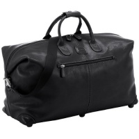 Bric's Luggage Life Pelle 22 Inch Cargo Duffle, Black, One Size Bric's Luggage Life Pelle 22 Inch Cargo Duffle, Black, One Size