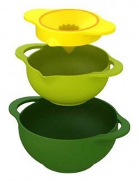 Joseph Joseph Nest 3 Nesting Bowl and Juicer Set, Multi-Color Joseph Joseph Nest 3 Nesting Bowl and Juicer Set, Multi-Color