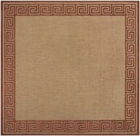 Area Rug 7x7 Square Indoor/Outdoor Natural Color - Surya Portera Rug from RugPal Area Rug 7x7 Square Indoor/Outdoor Natural Color - Surya Portera Rug from RugPal