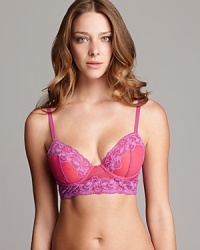 Sultry style starts with this vibrant contour bra with contrast floral lace overlay. Style #847133 Sultry style starts with this vibrant contour bra with contrast floral lace overlay. Style #847133