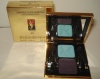 Yves Saint Laurent Eye Shadow Duo Compact 0.09 Oz Shade # 19 - Oatmeal - Petroleum Blue NIB