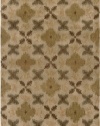 Rizzy Home VO2192 Volare 8-Feet by 8-Feet Round Area Rug, Beige