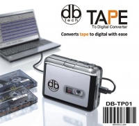 DB Tech Audio USB Portable Cassette Tape-to-MP3 Player Adapter with USB Cable and Software Cd Also Features Auto Reverse - FOR PC DB Tech Audio USB Portable Cassette Tape-to-MP3 Player Adapter with USB Cable and Software Cd Also Features Auto Reverse - FOR PC