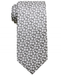 This bud's for you. This flower-patterned tie from Ben Sherman will easily grow on you. This bud's for you. This flower-patterned tie from Ben Sherman will easily grow on you.