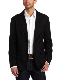 Kenneth Cole Men's Two Button Solid Blazer, Black, Medium Kenneth Cole Men's Two Button Solid Blazer, Black, Medium