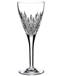 Waterford crystal is made even more radiant with the complex cuts of Monique Lhuillier's Arianne stemware. A sleek silhouette is rooted in a simply luminous and substantial base for a goblet that's beautifully balanced. Waterford crystal is made even more radiant with the complex cuts of Monique Lhuillier's Arianne stemware. A sleek silhouette is rooted in a simply luminous and substantial base for a goblet that's beautifully balanced.
