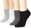 K. Bell Socks Women's 6-Pack Solid No Show Socks