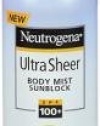 Neutrogena Ultra Sheer Sunblock, Body Mist, SPF 100+, 5 oz.
