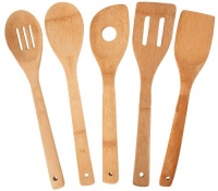 Totally Bamboo 5-Piece Utensil Set Totally Bamboo 5-Piece Utensil Set