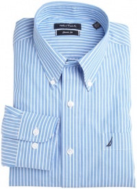 Nautica Men's Long Sleeve Stripe Ocean Wash Shirt Nautica Men's Long Sleeve Stripe Ocean Wash Shirt