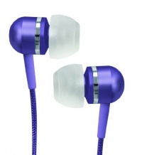 Coby CVEM79PUR Jammerz Platinum High-Performance Isolation Stereo Earphones, Purple Coby CVEM79PUR Jammerz Platinum High-Performance Isolation Stereo Earphones, Purple