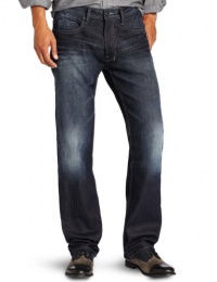 Buffalo by David Bitton Men's Driven Straight Let Contrast Jean