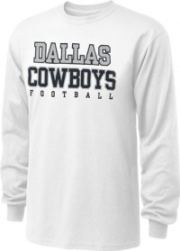 Dallas Cowboys White Practice Long Sleeve T-Shirt Dallas Cowboys White Practice Long Sleeve T-Shirt