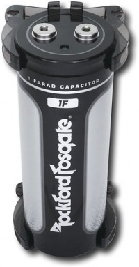 Rockford Fosgate RFC1 1 Farad Capacitor Rockford Fosgate RFC1 1 Farad Capacitor