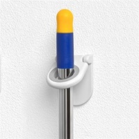 Spectrum Mop & Broom Holder Color: White 2 Pack Spectrum Mop & Broom Holder Color: White 2 Pack