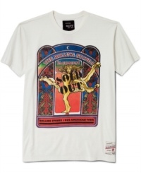 Space out. This graphic t-shirt with is a classic Rolling Stones rock n' roll throwback. Space out. This graphic t-shirt with is a classic Rolling Stones rock n' roll throwback.