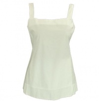 Eileen Fisher Long Cami White L