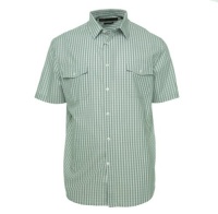 Perry Ellis Men's Short Sleeve Gingham Button Down Shirt Perry Ellis Men's Short Sleeve Gingham Button Down Shirt