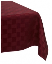 Reflections 60 by 102-Inch Oblong / Rectangle Tablecloth, Merlot